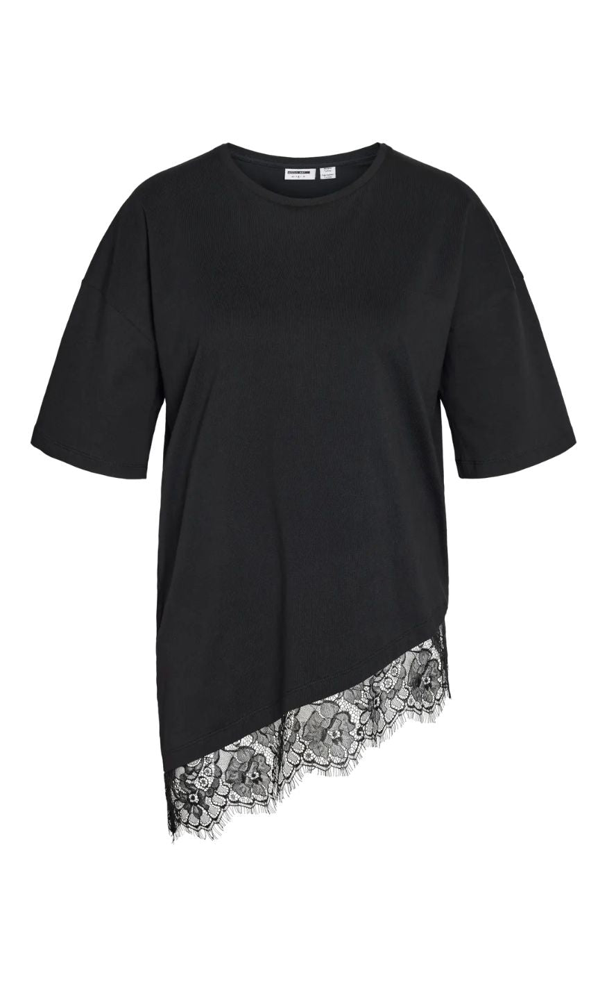Noisy May T-shirt - Easy Lace - Black