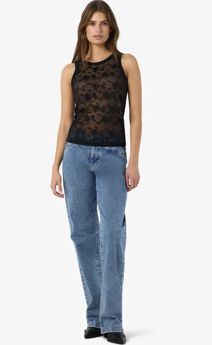 Noisy May Top - Eve - Black