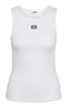 Noisy May Top - Maya Regular Tank - Bright White