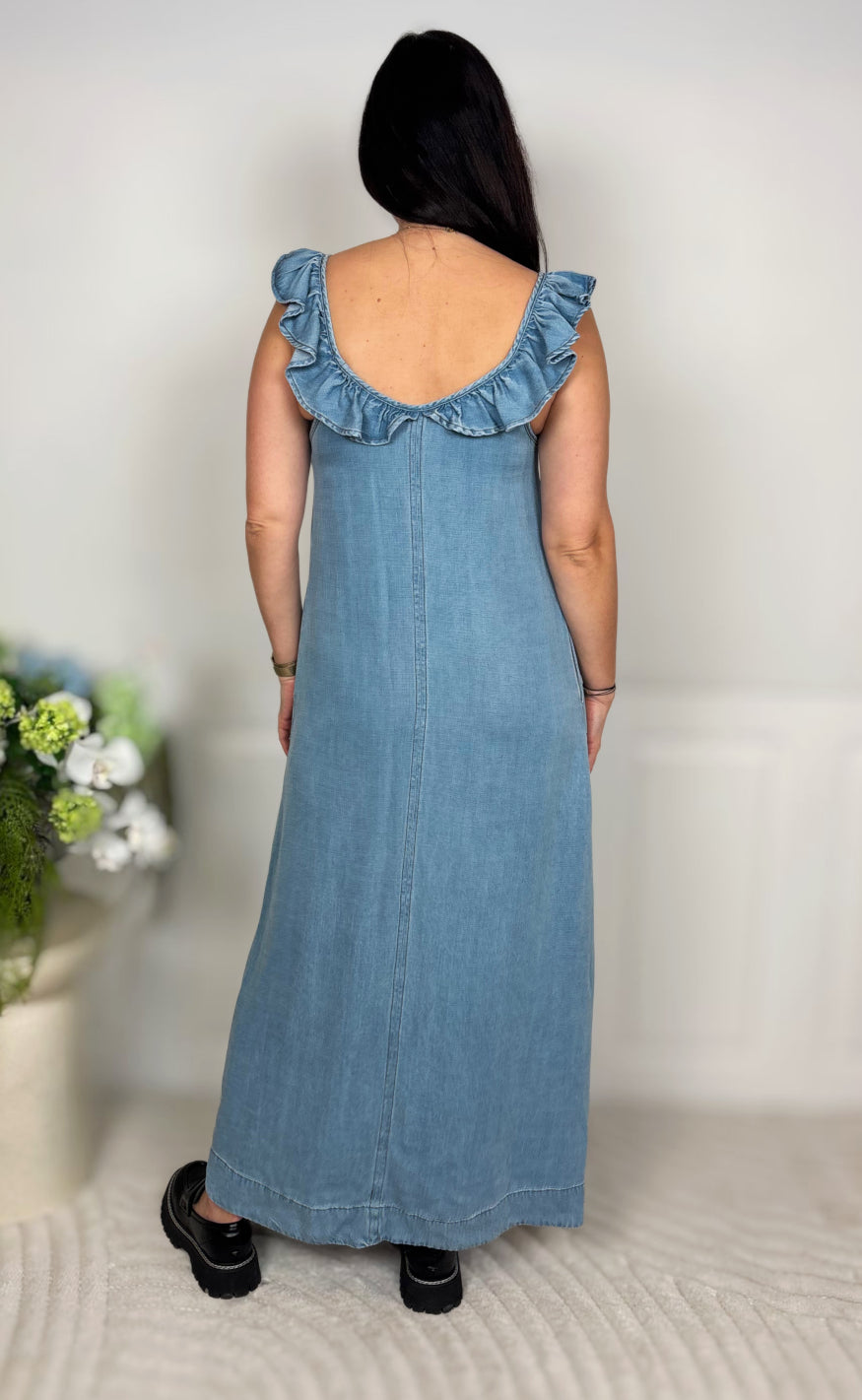 Nümph Kjole - Elida - Light Blue Denim