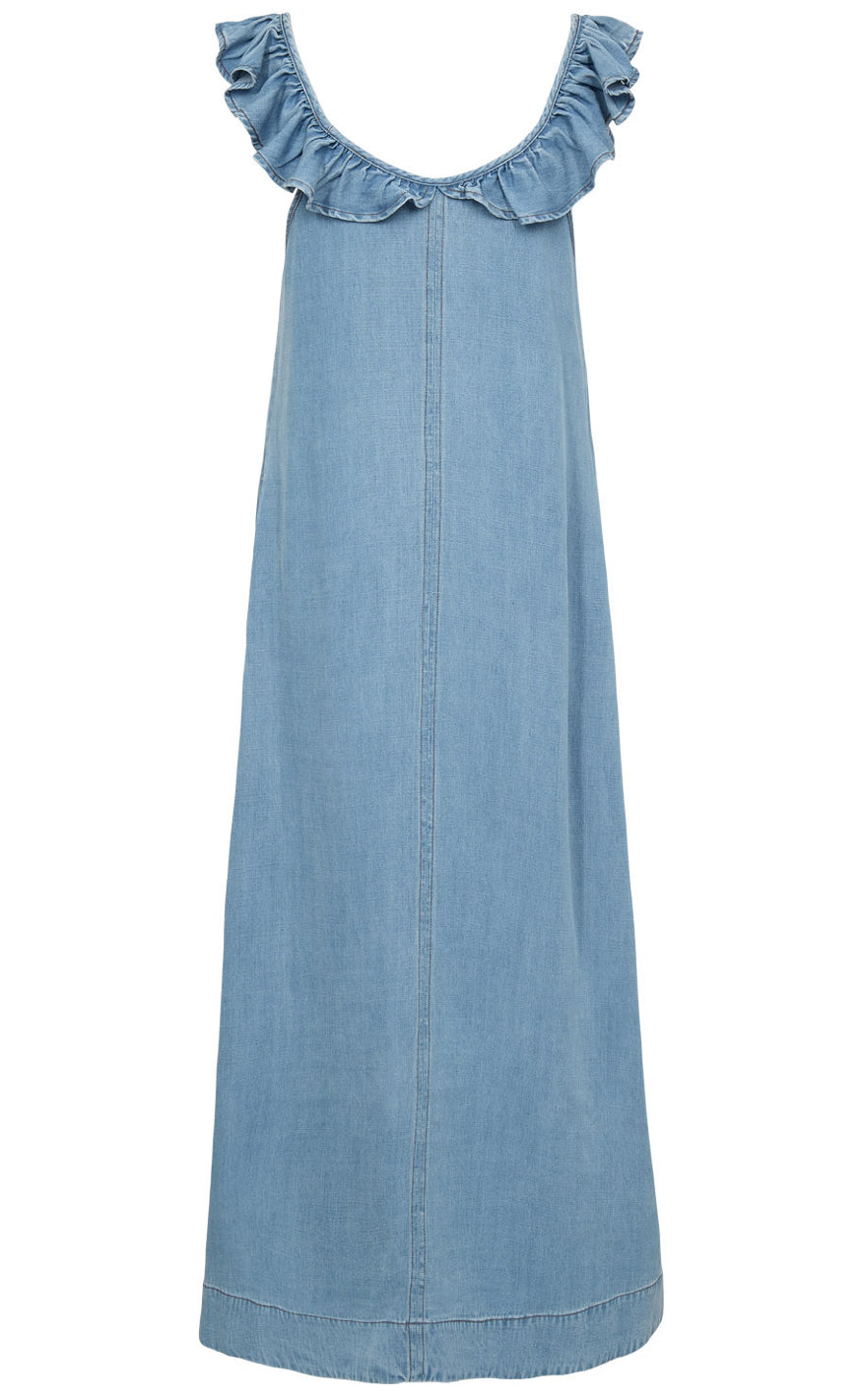 Nümph Kjole - Elida - Light Blue Denim