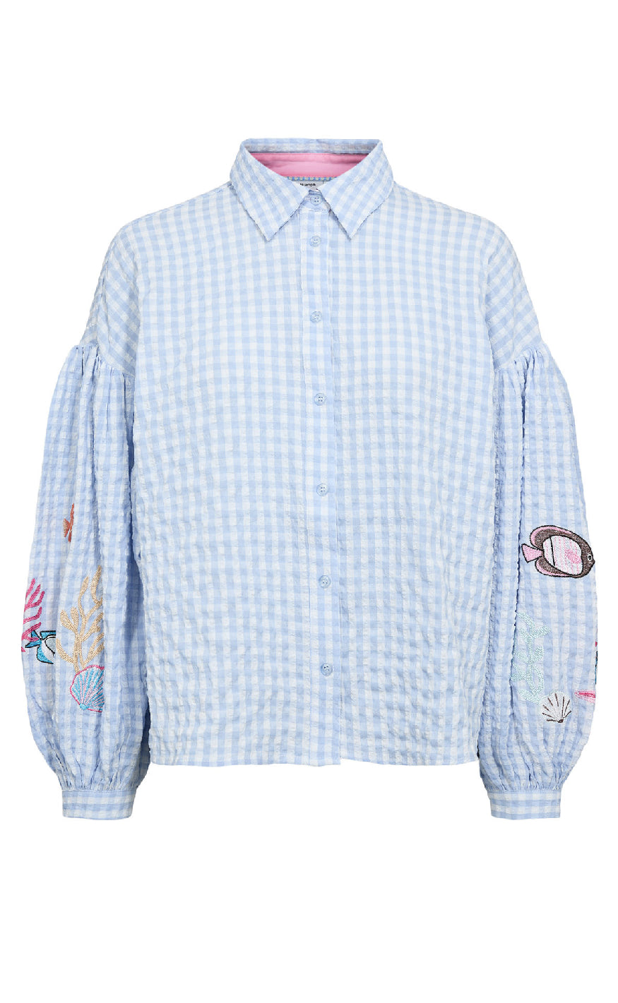 Nümph Skjorte - Surfer - Placid Blue