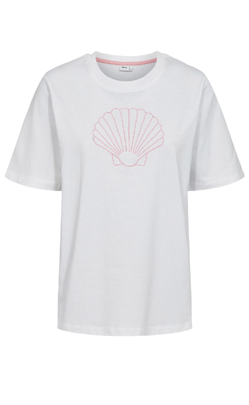 Nümph T-shirt - Tide - Bright White