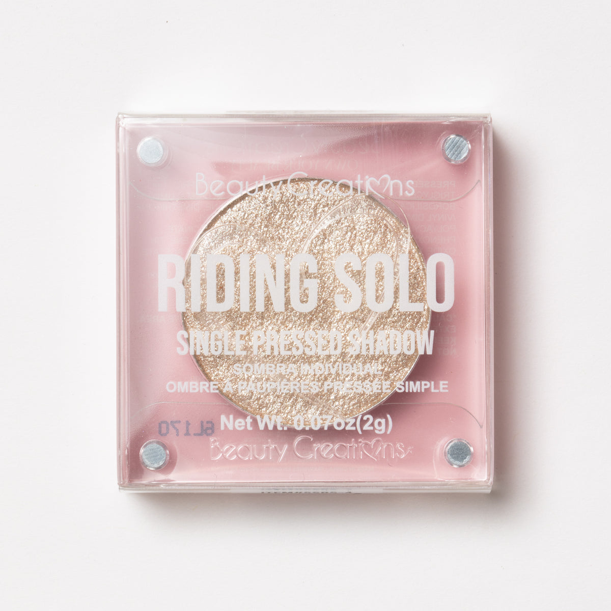 BEAUTY CREATIONS - MONTAR SOLO UNA SOLA SOMBRA PRESIONADA
