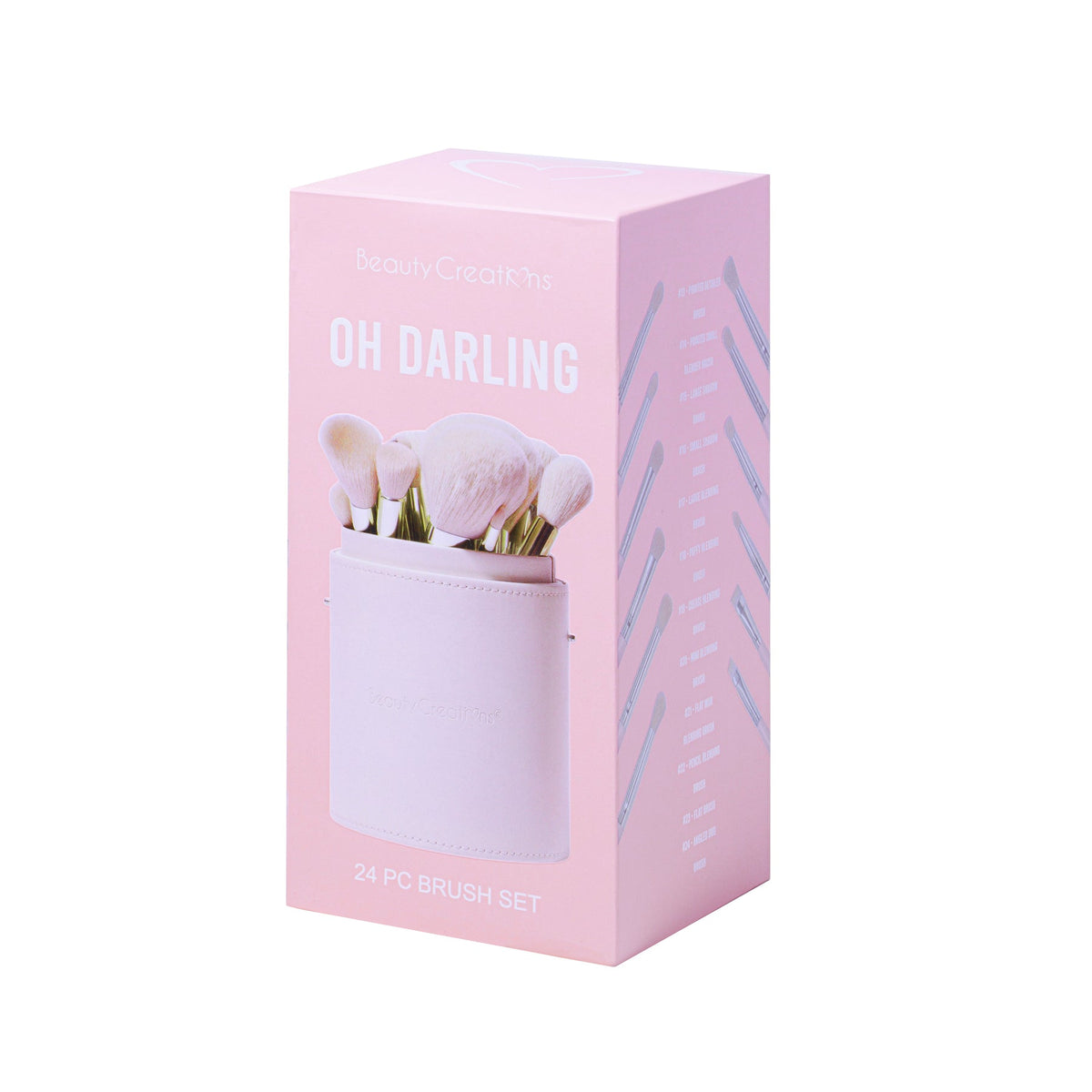 CREACIONES DE BELLEZA - JUEGO DE PINCELES OH DARLING DE 24 PIEZAS