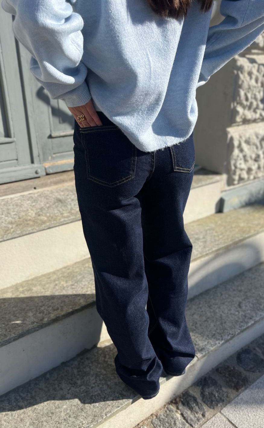 ONLY Bukser - Juicy - Dark Blue Denim