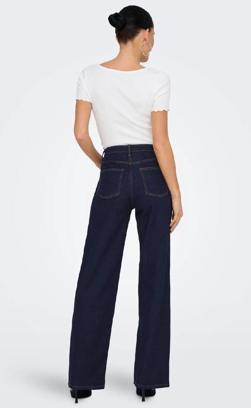 ONLY Bukser - Juicy - Dark Blue Denim