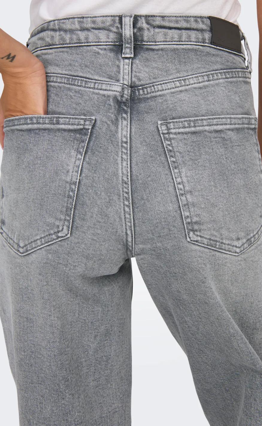 ONLY Bukser - Juicy Wide Leg - Medium Grey Denim