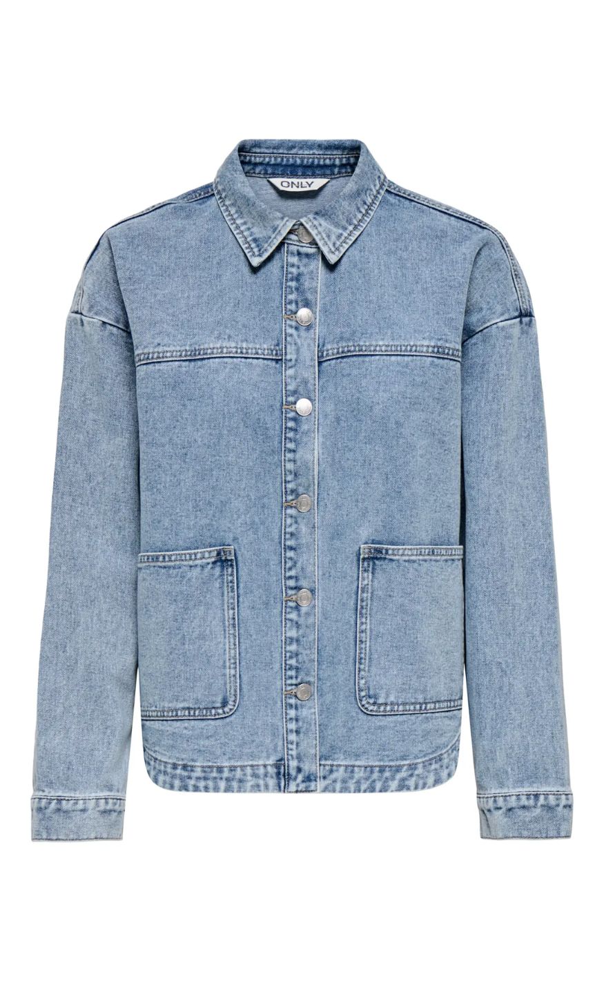 ONLY Jakke - Ferbie - Light Blue Denim