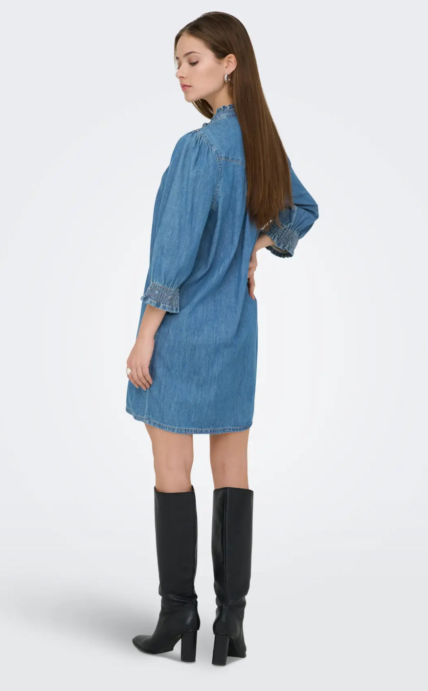 ONLY Kjole - Raya - Medium Blue Denim