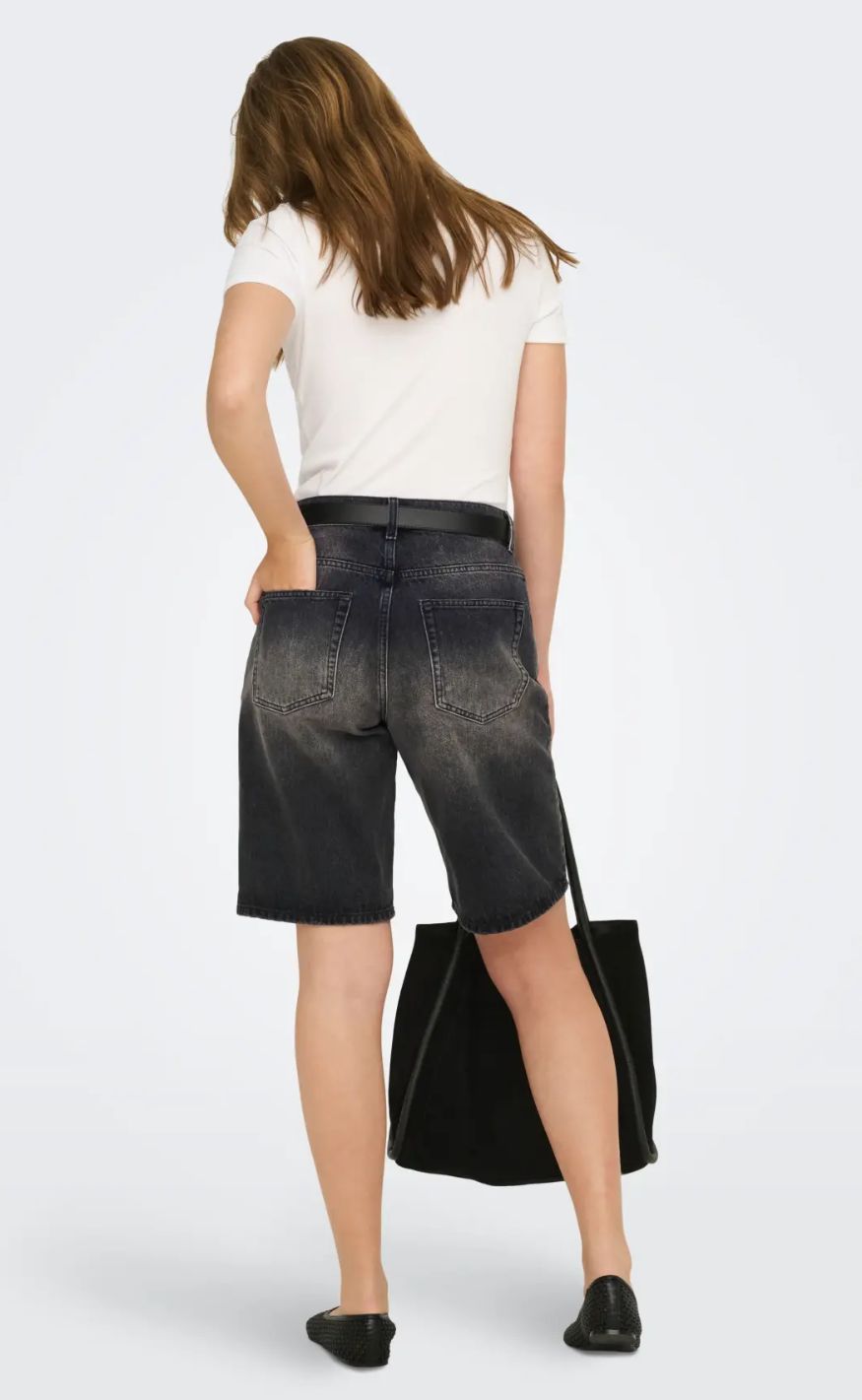 ONLY Shorts - Mate Reg - Washed Black
