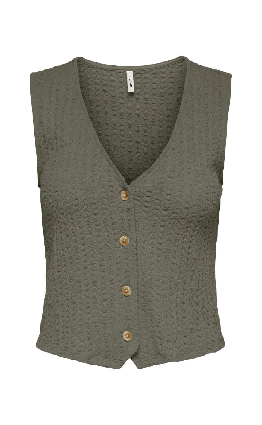ONLY Vest - Sif - Smokey Olive