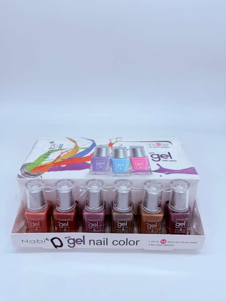 NABI- GEL NAIL COLOR (DISPLAY 24 PCS)