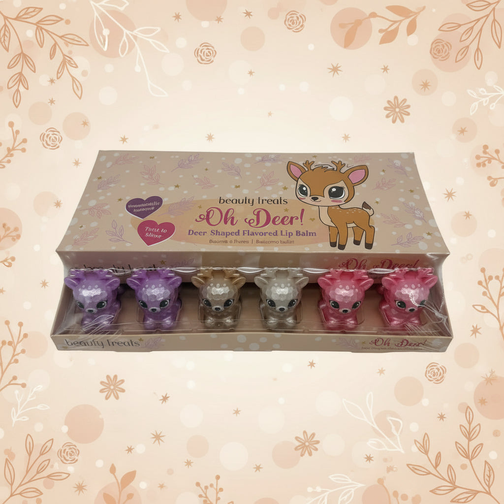 BEAUTY TREATS - OH DEER! - LIP BALM  (24PCS)