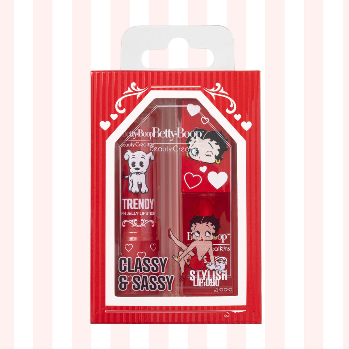 BEAUTY CREATIONS x BETTY BOOP - CLASSY & SASSY - LIP DUO (1PC)