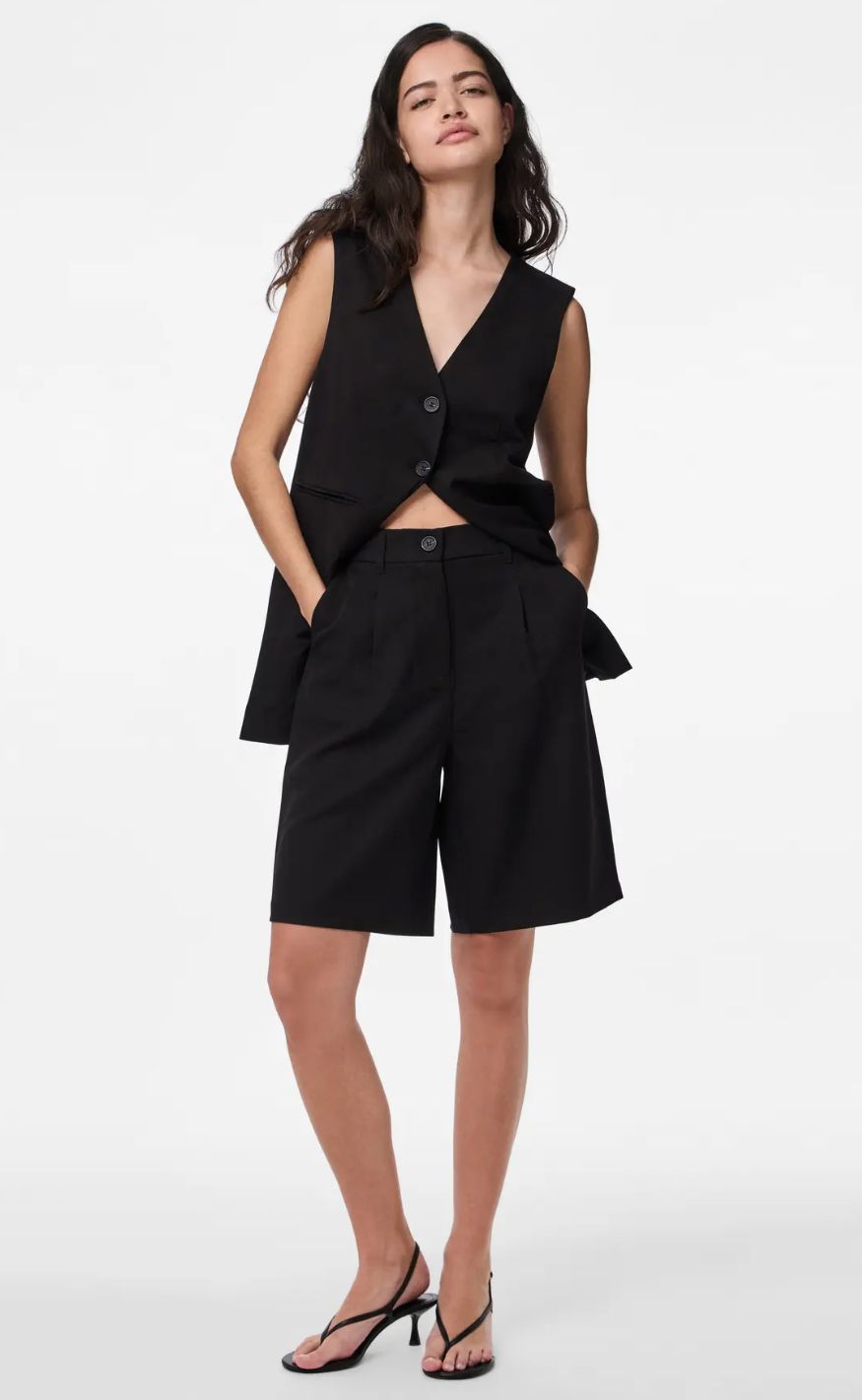 Pieces Shorts - Kamil - Black