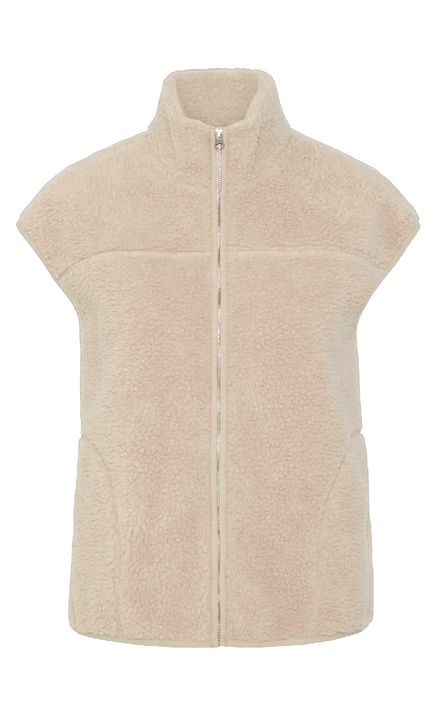 Pieces Vest - Sadia - Silver Gray