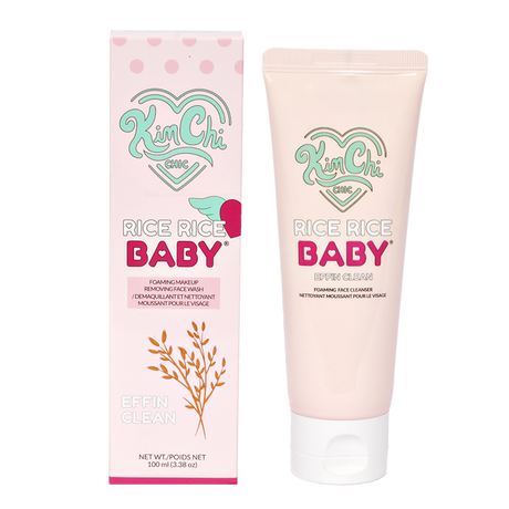 KIMCHI CHIC - RICE RICE BABY FOAMING MAKEUP REMOVING FACE WASH - 01 EFFIN CLEAN