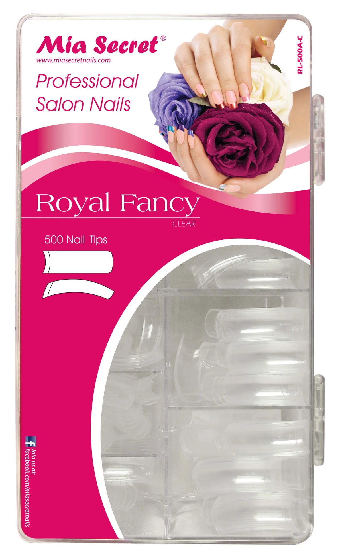MIA SECRET - PROFESSIONAL NAIL TIPS (1 BOX = 500 TIPS)