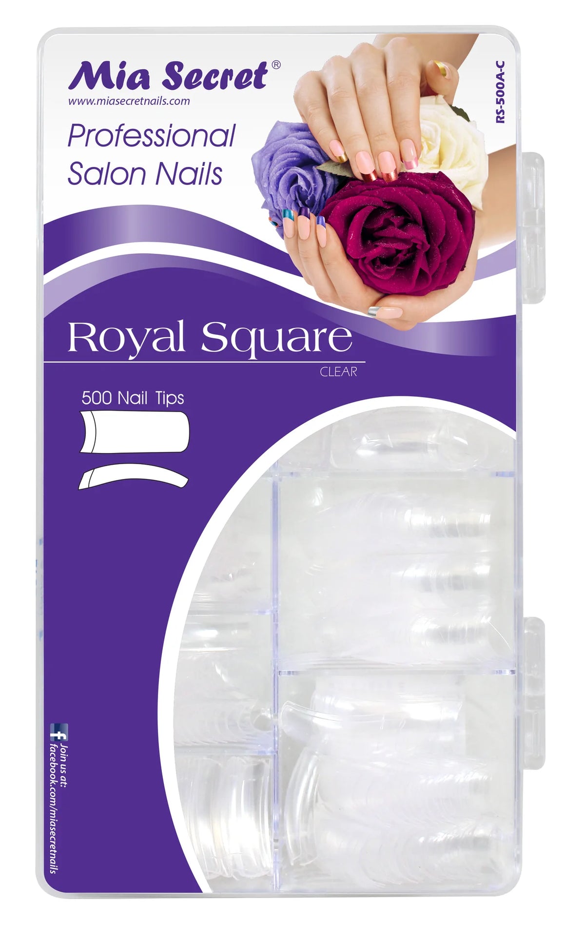 MIA SECRET - PROFESSIONAL NAIL TIPS (1 BOX = 500 TIPS)