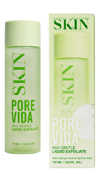 BEAUTY CREATIONS SKIN - PORE VIDA AHA GENTLE LIQUID EXFOLIATE -  (1PC)