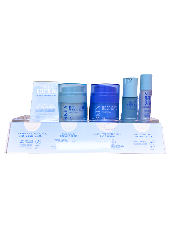 BEAUTY CREATIONS SKIN - EXTENSION DEEP DIVE NTD DISPLAY +TESTERS