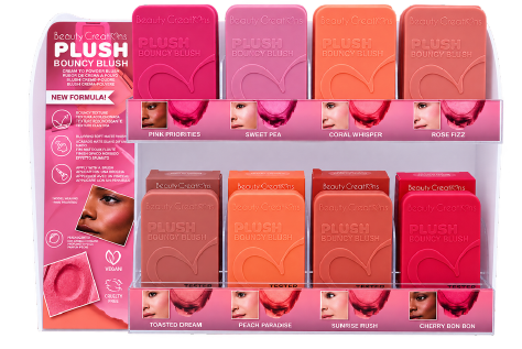BEAUTY CREATIONS - PLUSH COLLECTION - BOUNCY BLUSH DISPLAY PTD -