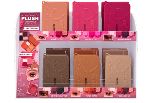 BEAUTY CREATIONS - PLUSH COLLECTION - SHADOW PALETTE DISPLAY PTD -