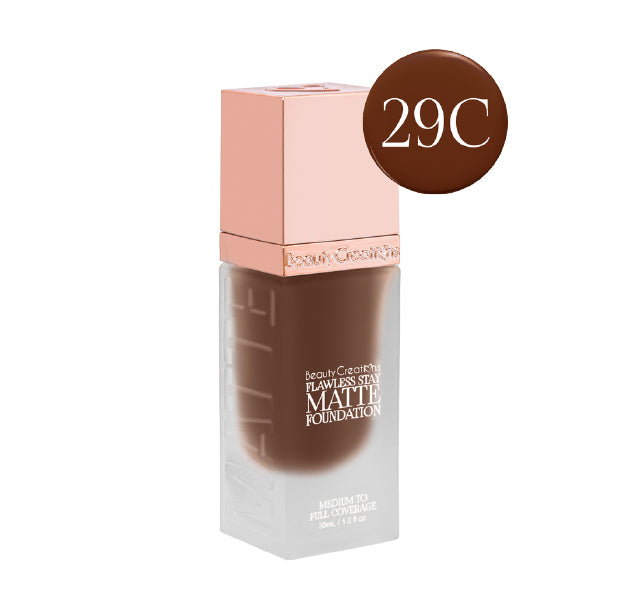 BEAUTY CREATIONS- FLAWLESS STAY- MATTE LIQUID FOUNDATION-