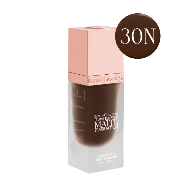 BEAUTY CREATIONS- FLAWLESS STAY- MATTE LIQUID FOUNDATION-