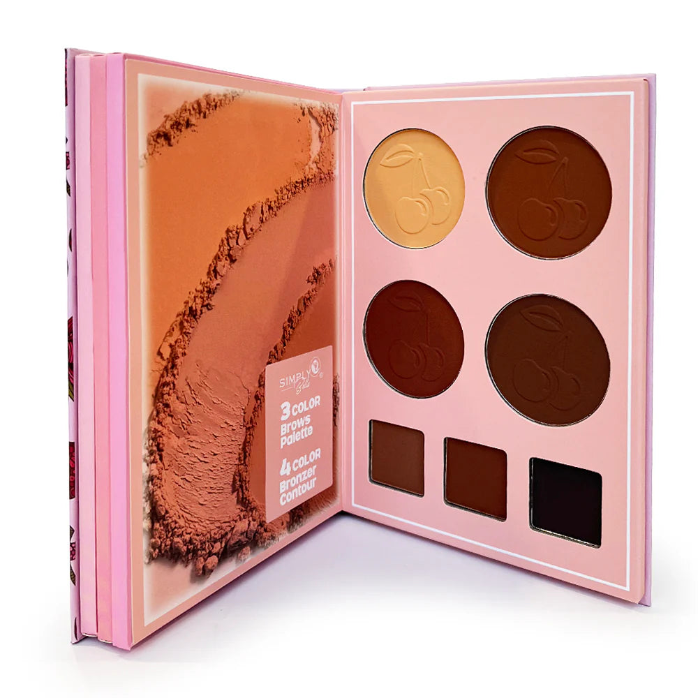 SIMPLY BELLA- CHERRYLICIOUS- BOOK PALETTE- 1PC
