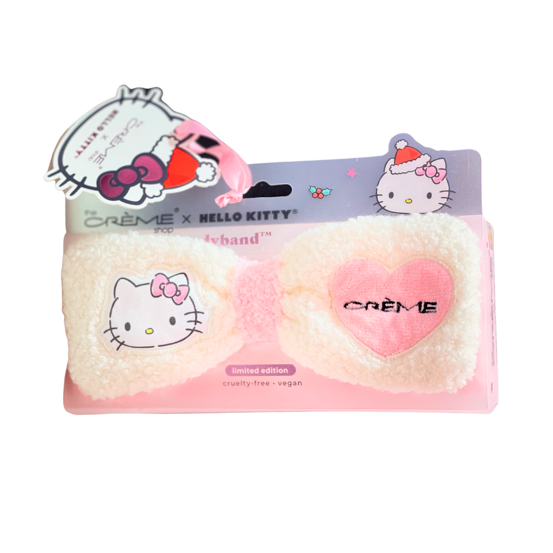 THE CREME SHOP X HELLO KITTY -CHRISTMAS PLUSH TEDDY HEADYBAND- (1PC)