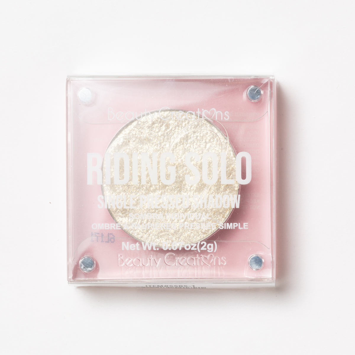 BEAUTY CREATIONS - MONTAR SOLO UNA SOLA SOMBRA PRESIONADA