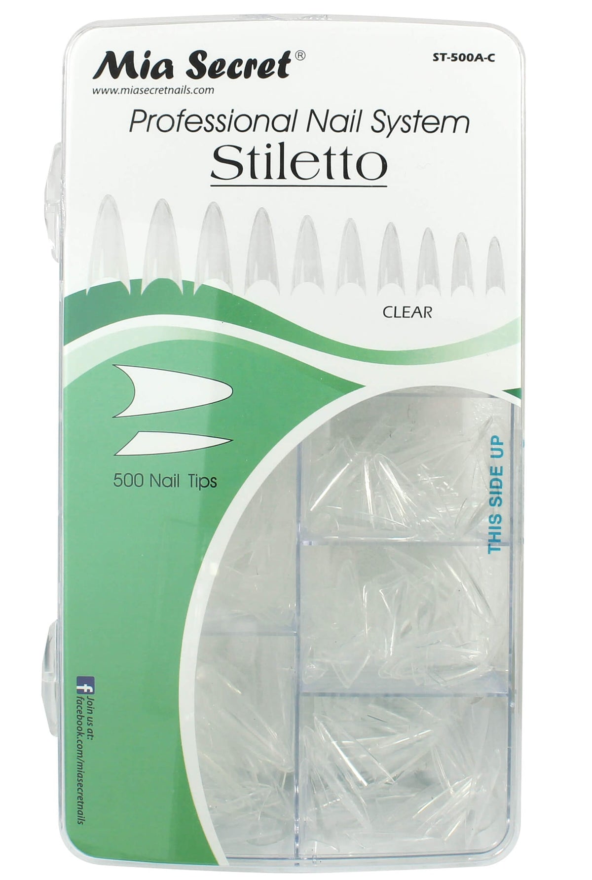 MIA SECRET - PROFESSIONAL NAIL TIPS (1 BOX = 500 TIPS)