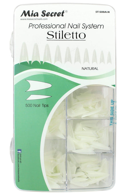 MIA SECRET - PROFESSIONAL NAIL TIPS (1 BOX = 500 TIPS)