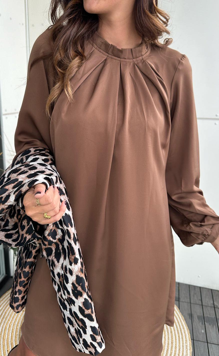 Say INA Copenhagen Kjole - Hazel - Chocolate