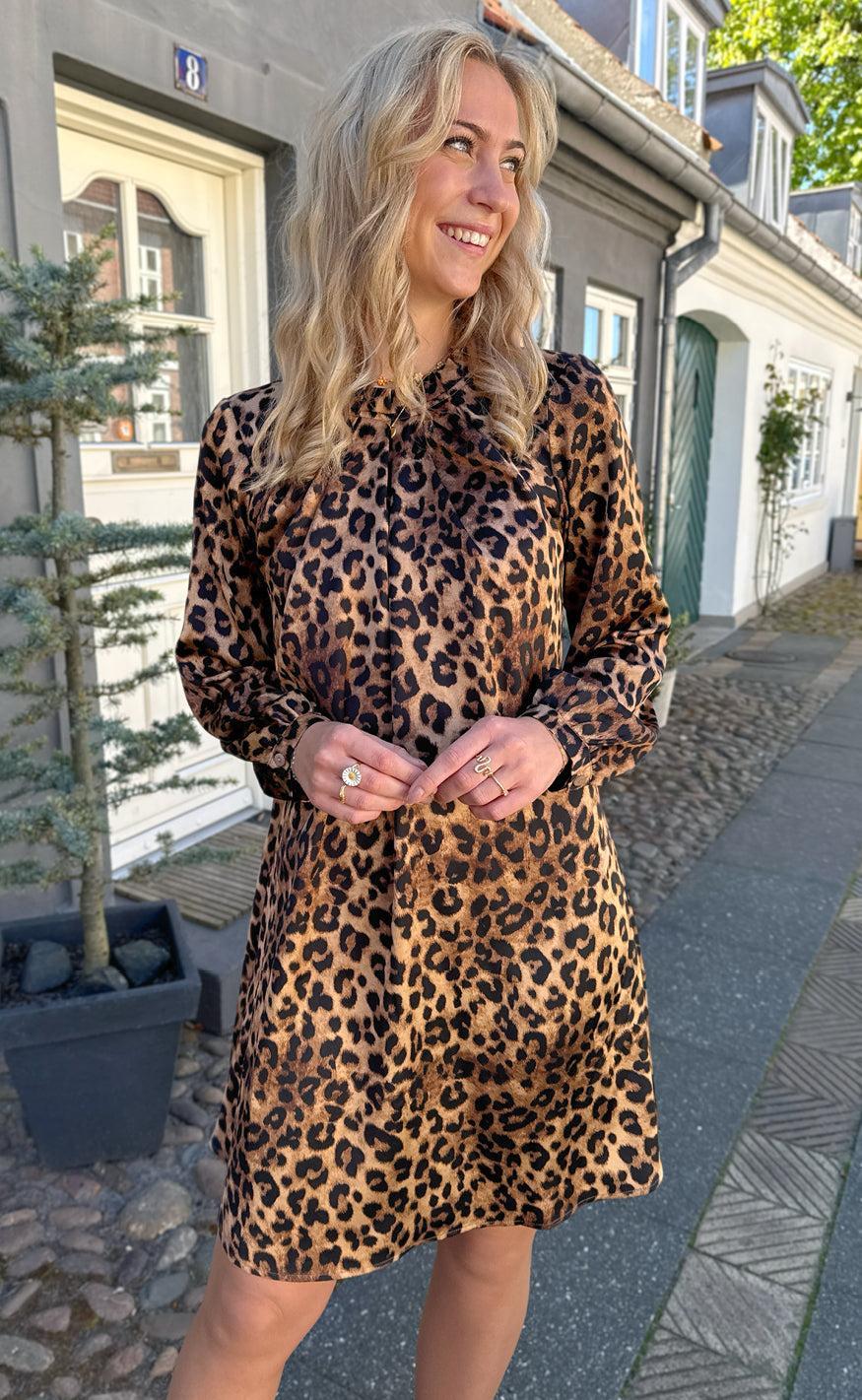 Say INA Copenhagen Kjole - Hazel - Leopard