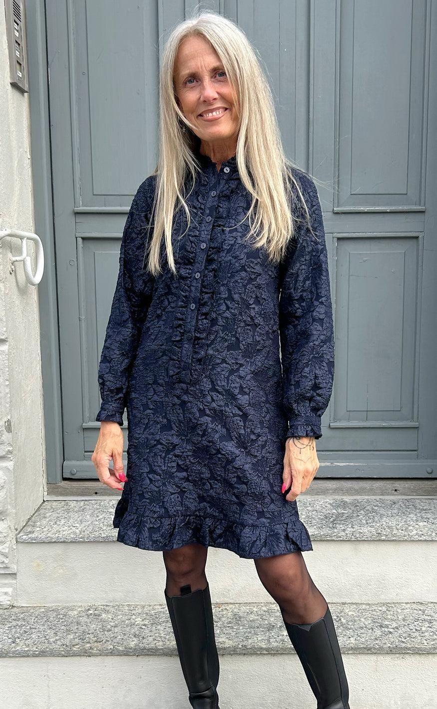 Say INA Copenhagen Kjole - Roxie - Navy Blue