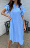 Say INA Copenhagen Kjole - Winnie - Blue Striped