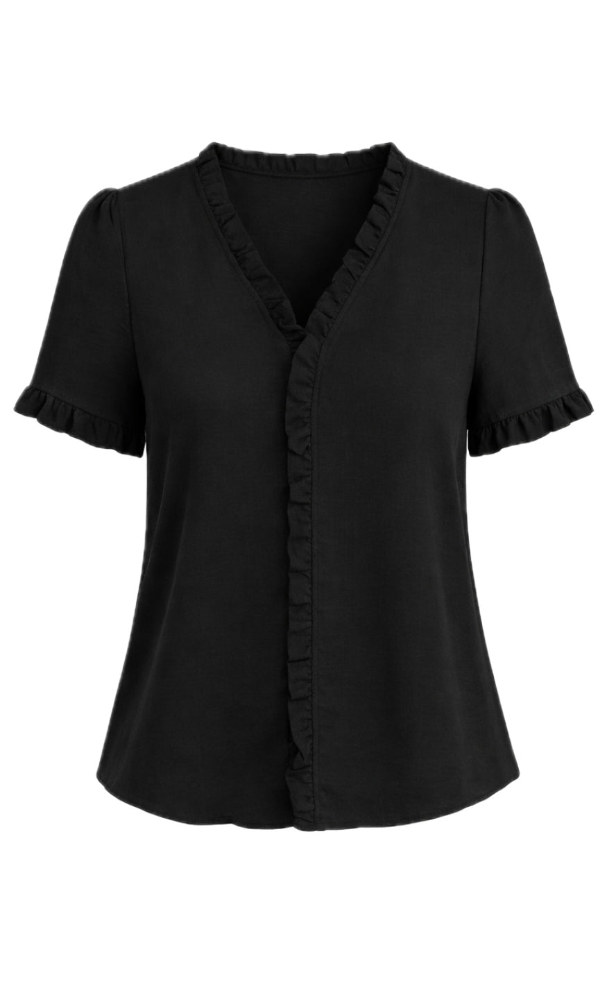 Say INA Copenhagen Top - Catja - Black