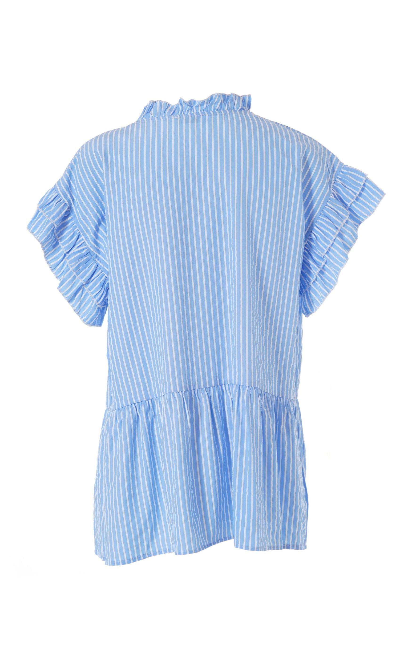 Say INA Copenhagen Top - Freya - Blue Striped