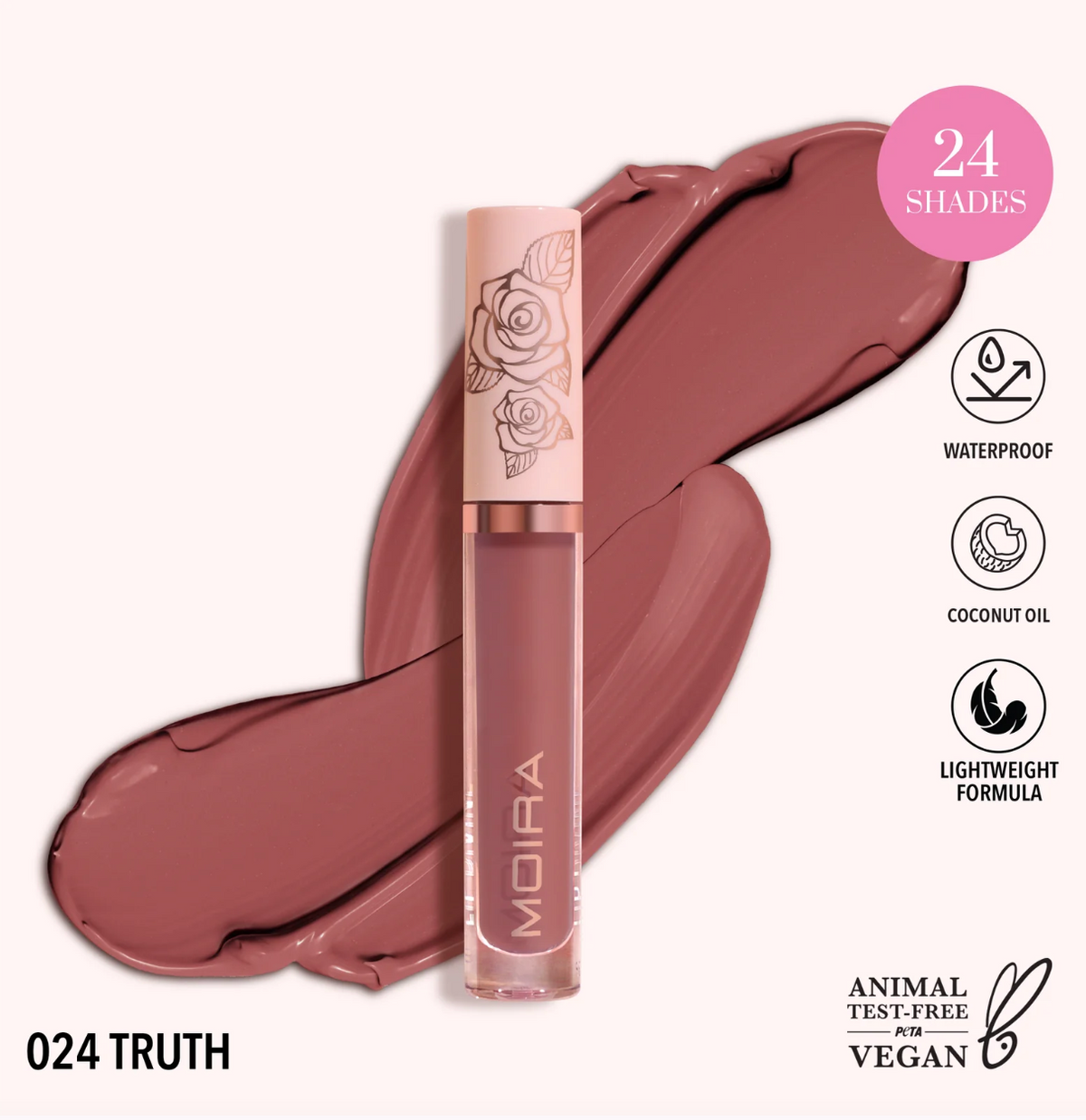 MOIRA - LIP DIVINE LIQUID LIPSTICK (NEW SHADES)