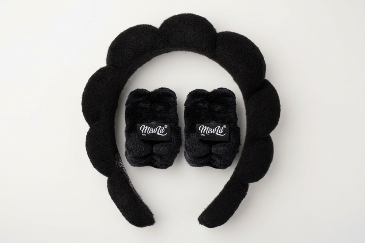 MISS LIL USA- HEADBAND AND WRISTBAND SET- 3PCS