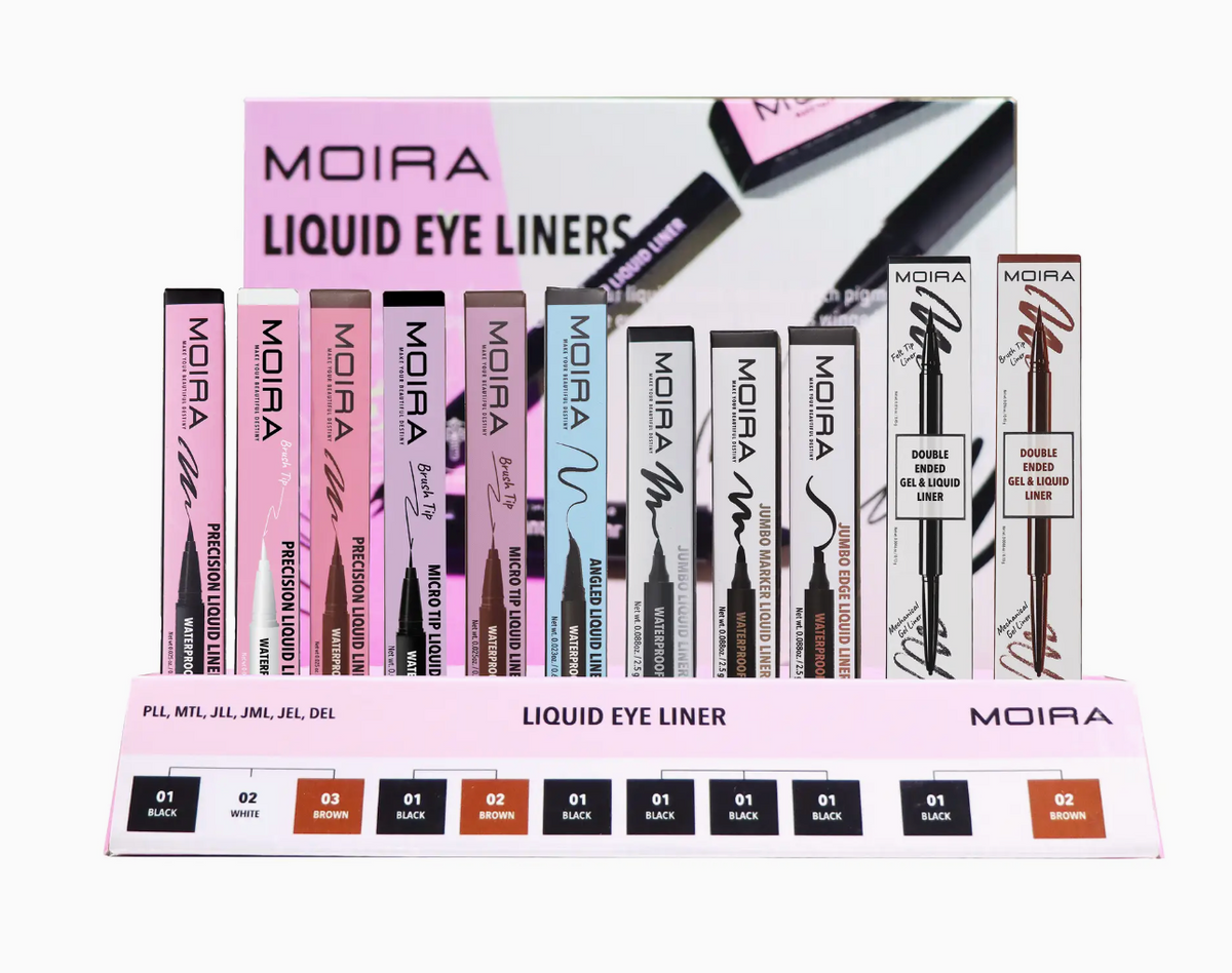 MOIRA- LLN EYELINER  CARDBOARD DISPLAY