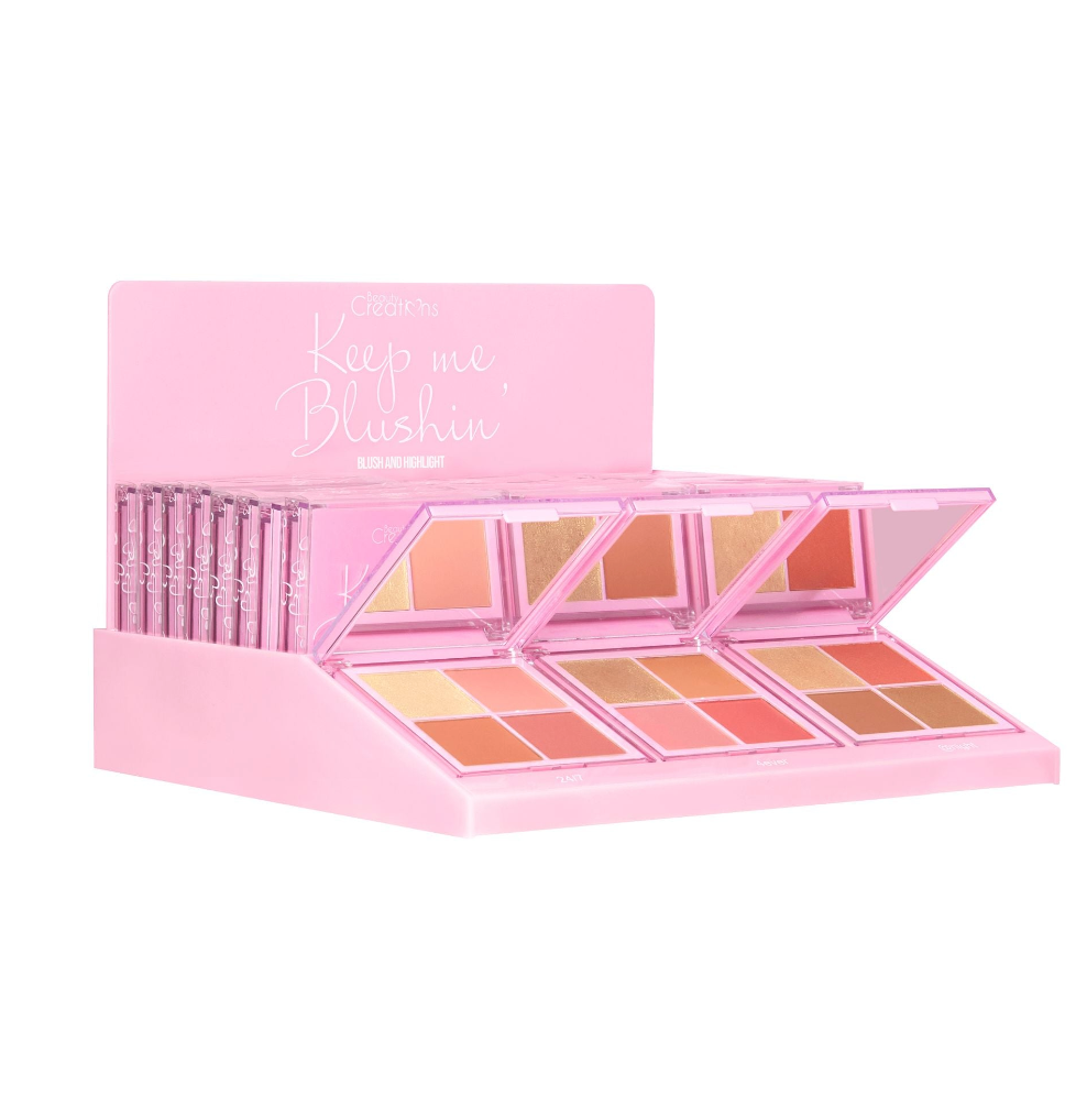 BEAUTY CREATIONS-KEEP ME BLUSHIN DISPLAY
