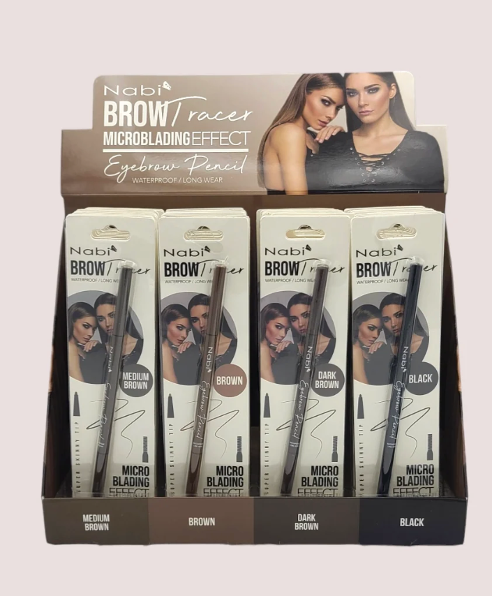 NABI- BROW TRACER - MICROBLADING EFFECT-  MIX COLORS  (36PCS)