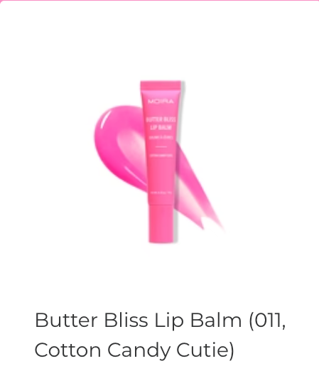 MOIRA- BUTTER BLISS LIP BALM (NEW SHADES AVAILABLE)