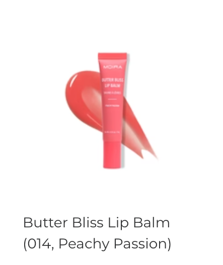 MOIRA- BUTTER BLISS LIP BALM (NEW SHADES AVAILABLE)