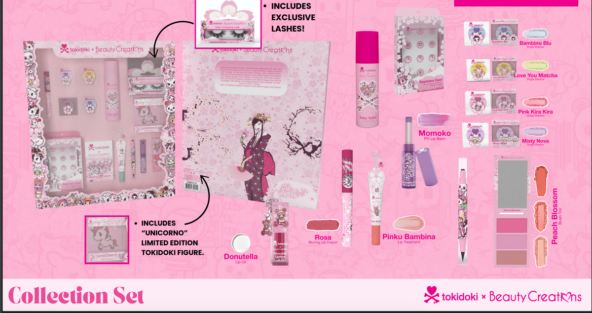 BEAUTY CREATIONS X TOKIDOKI- PR COLLECTION-1PC