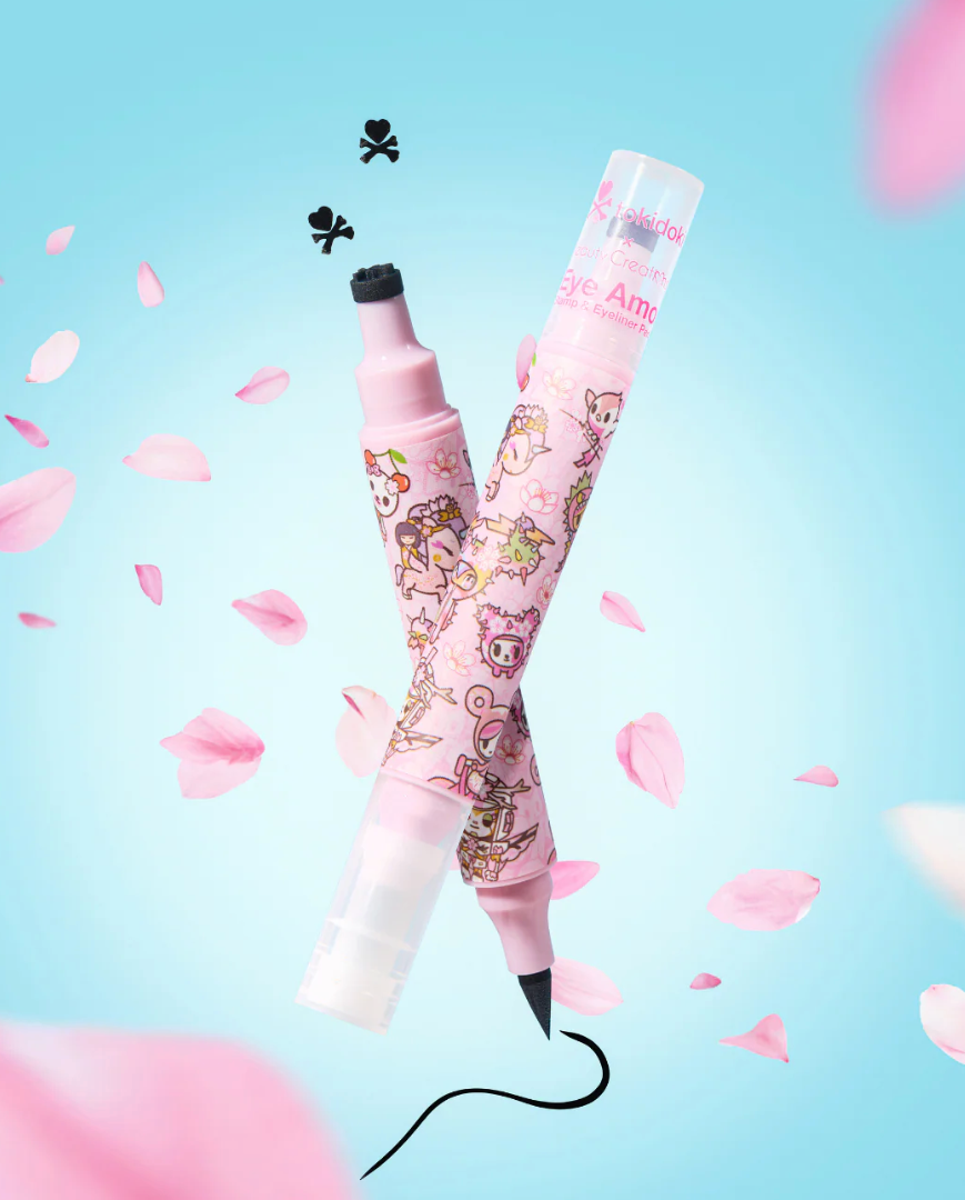 BEAUTY CREATIONS X TOKIDOKI- "EYE AMO"- STAMP AND EYELINER PEN- 1PC